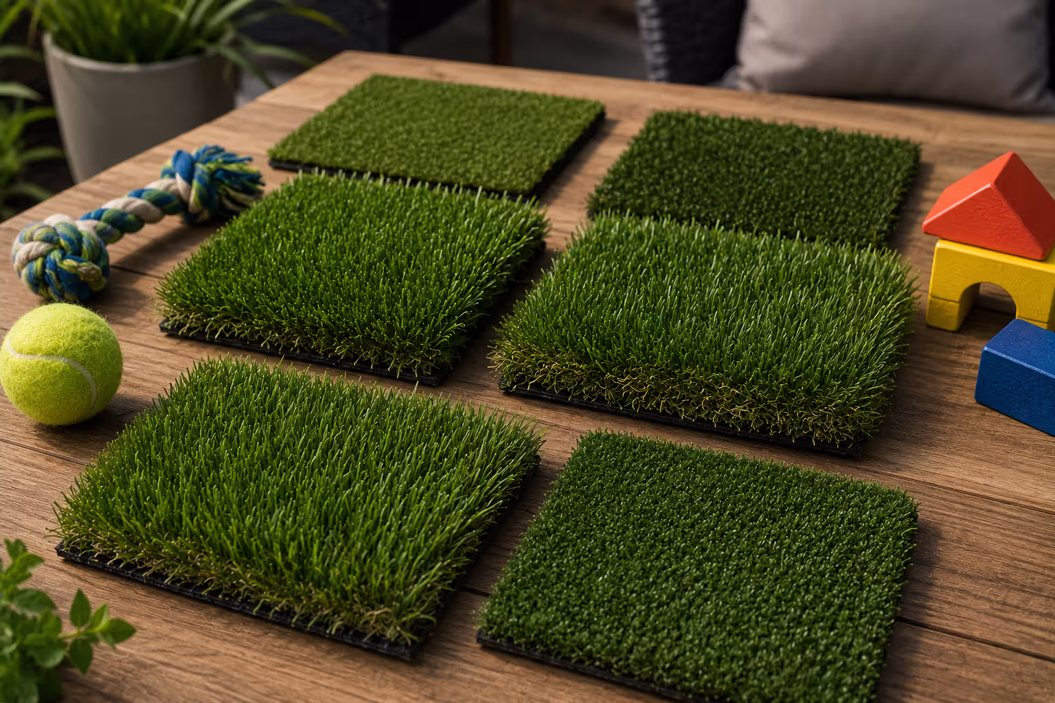 synthetic turf samples for landscaping pets and playground use